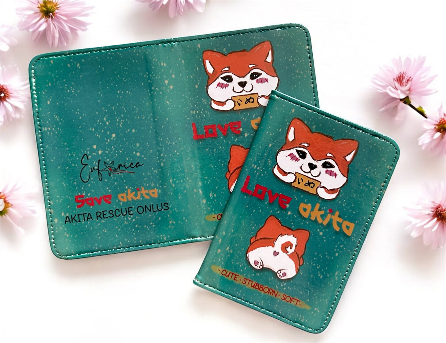 🐕 Custodia porta libretto passaporto AKITA ONLUS RESCUE 🐕