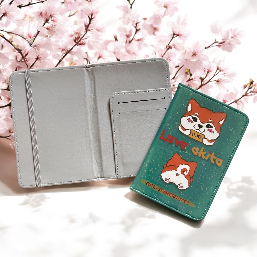 🐕 Custodia porta libretto passaporto AKITA ONLUS RESCUE 🐕