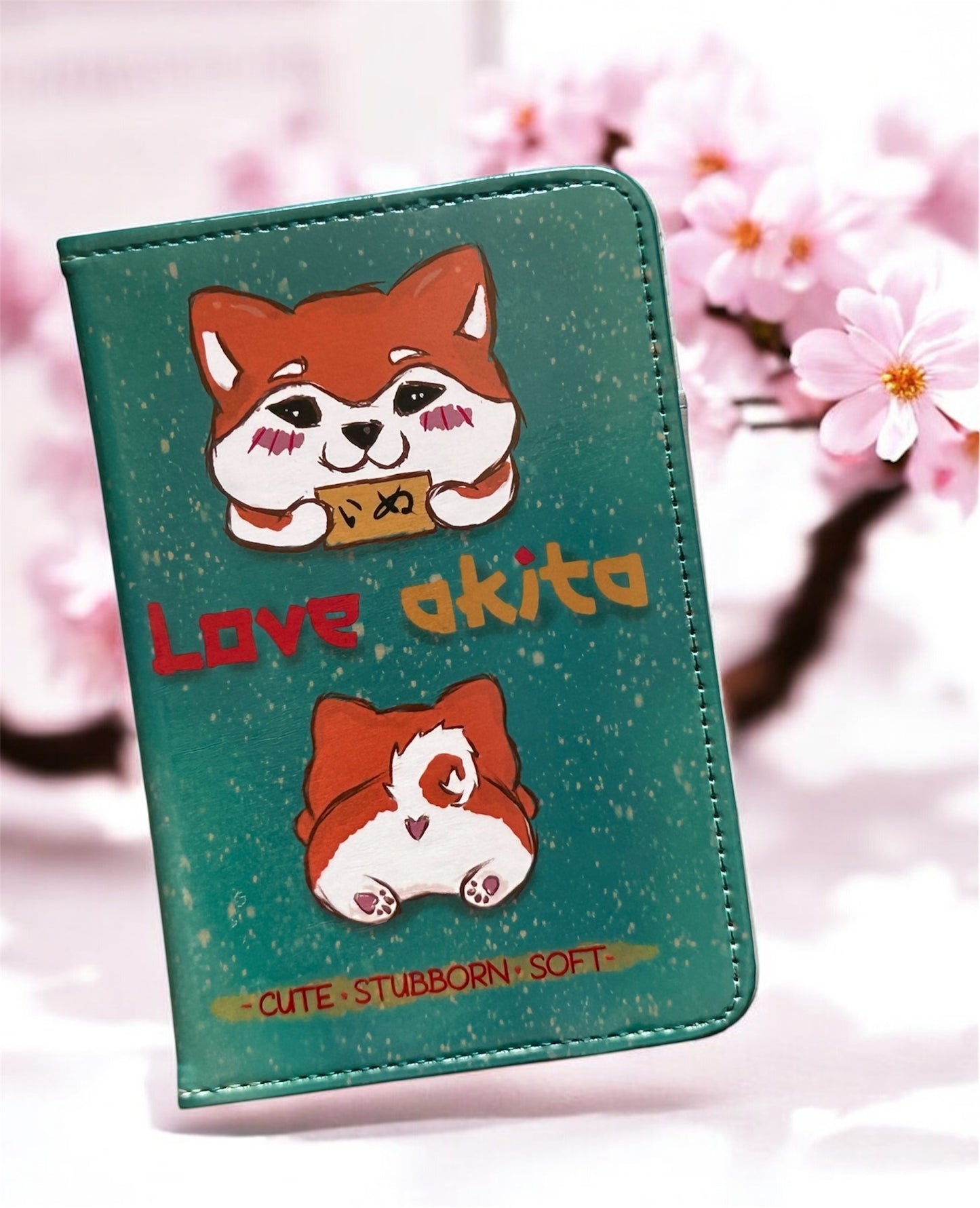 🐕 Custodia porta libretto passaporto AKITA ONLUS RESCUE 🐕