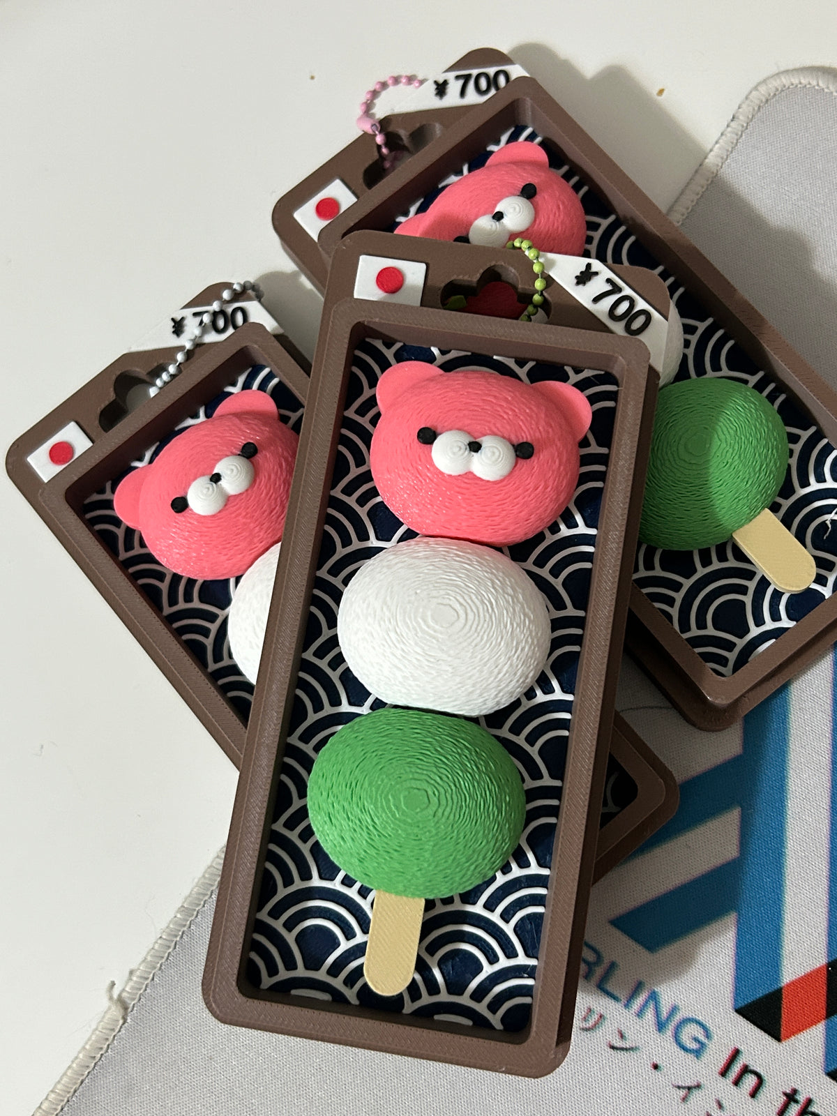 Clicker Dango Bear Japan food fidget antistress