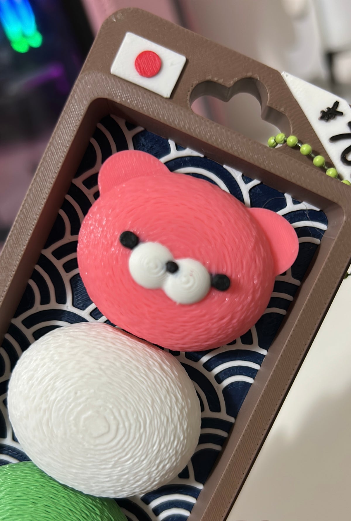 Clicker Dango Bear Japan food fidget antistress
