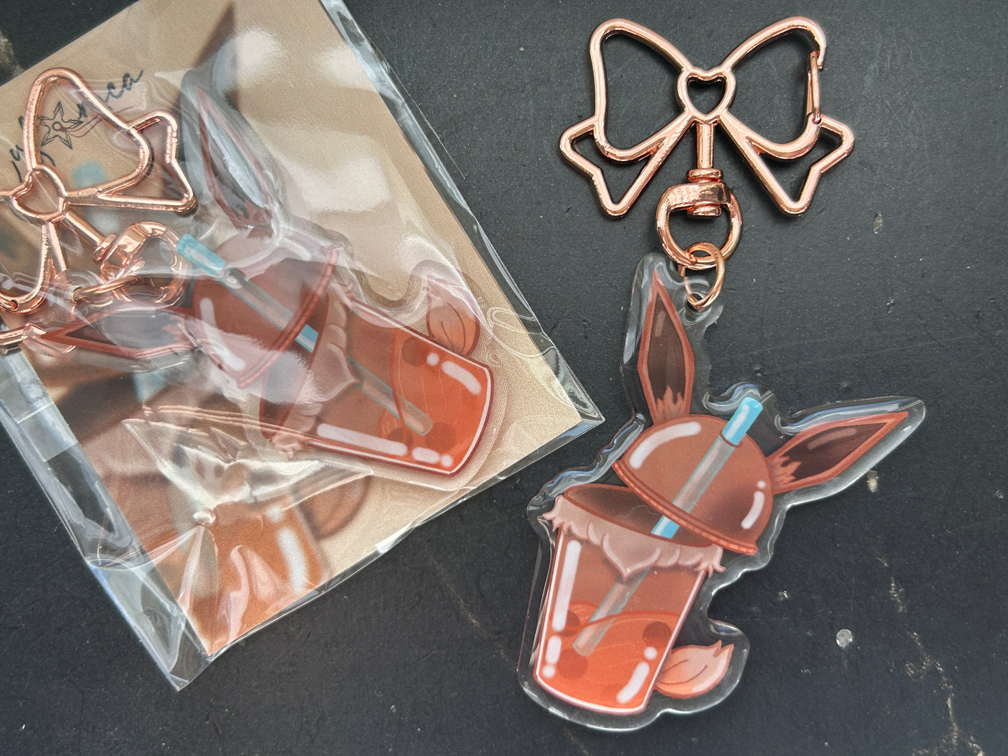 🌸 Portachiavi Bubble tea eeveelution 🌸