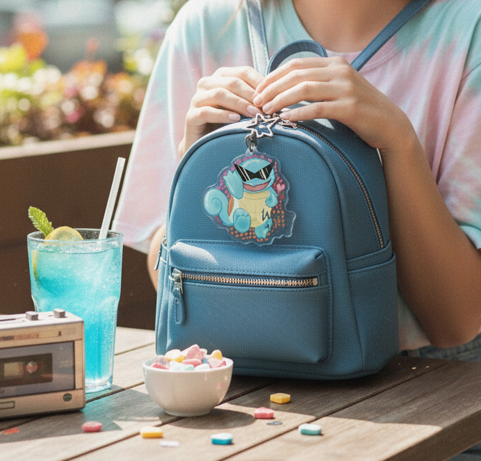 Portachiavi Squirtle Squad Occhiali