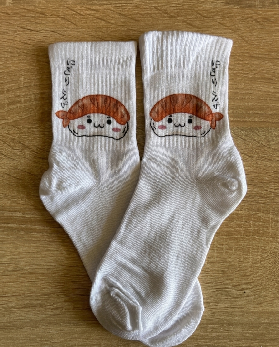 Calzini Nigiri Ebi Sushi - Unisex taglia unica