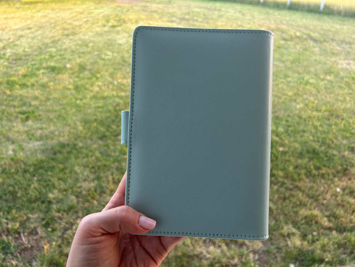 Organizer A6 Azzurro in Ecopelle ad anelli – Edizione Speciale Eevee Pokèmon fanmade
