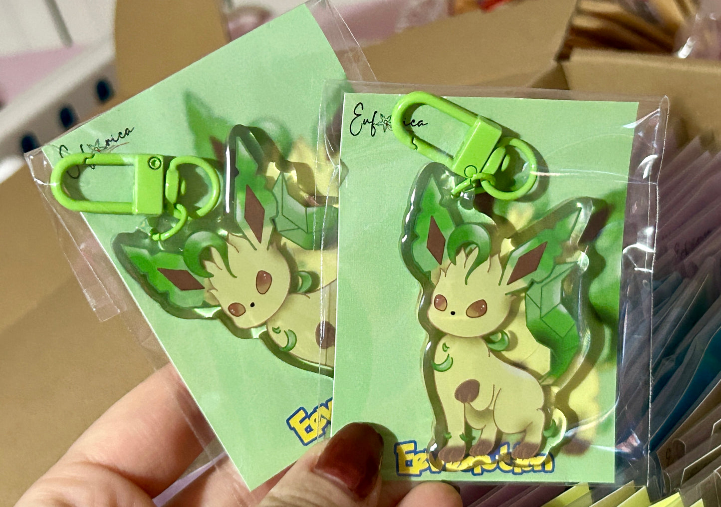 Portachiavi Leafeon Pokèmon Eeveelution