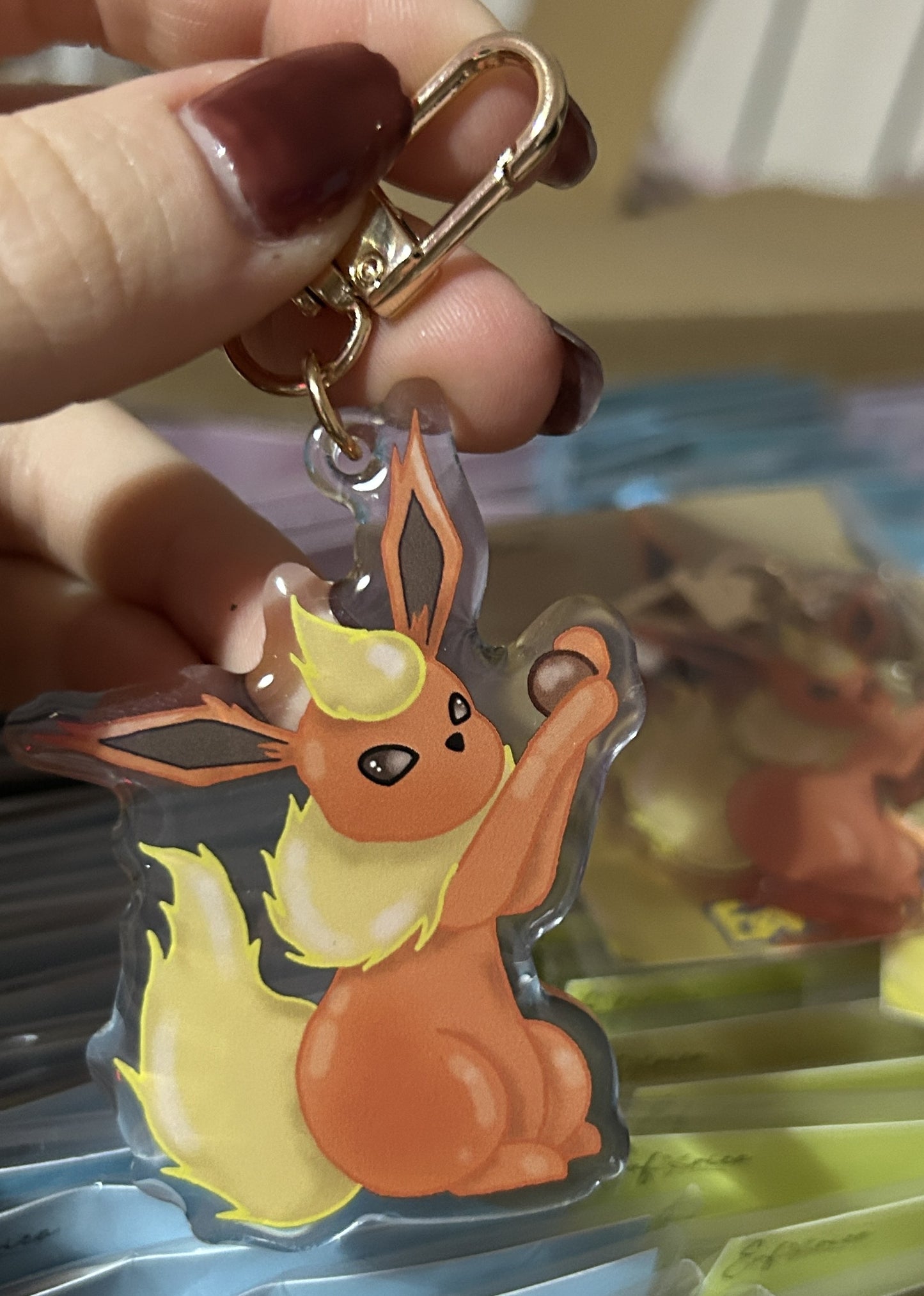 Portachiavi Flareon Pokèmon Eevelution
