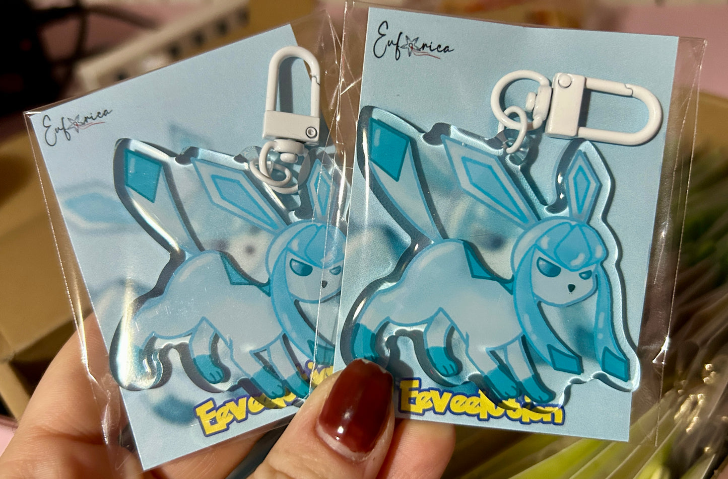 Portachiavi Glaceon Pokèmon Eeveelution