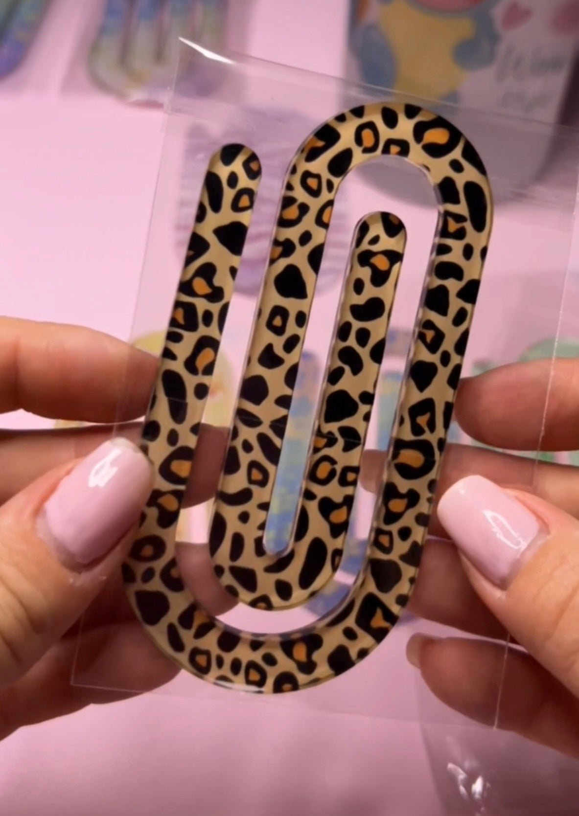 Graffetta Over Size 10 cm Animalier Leopardato