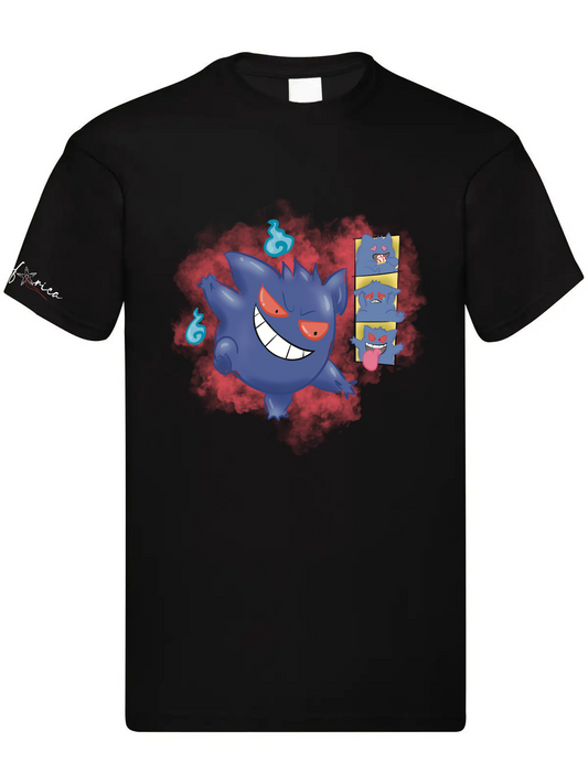 T-shirt unisex Gengar Pokèmon Fanmade - Anime Manga
