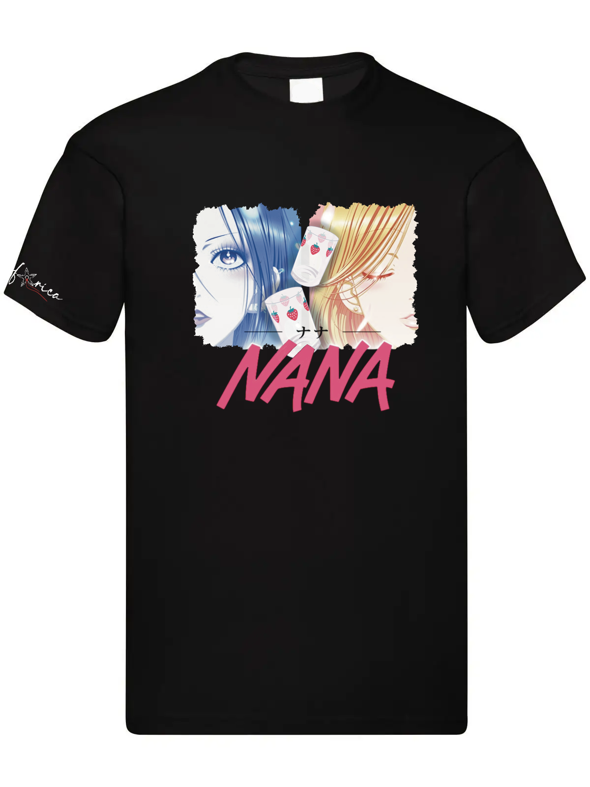 T-shirt unisex Nana Bicchieri Fragole Fanmade - Anime Manga