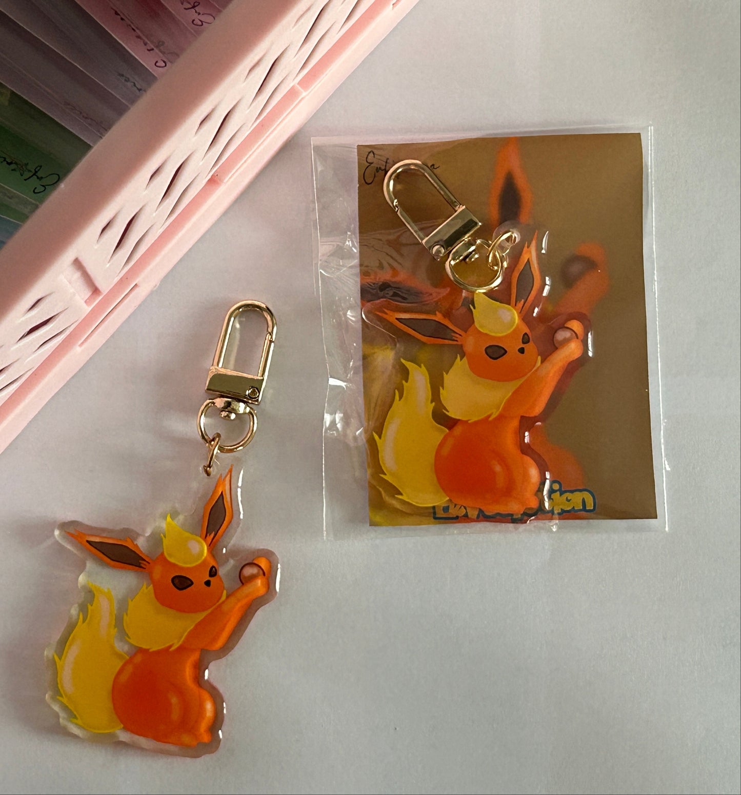 Portachiavi Flareon Pokèmon Eevelution