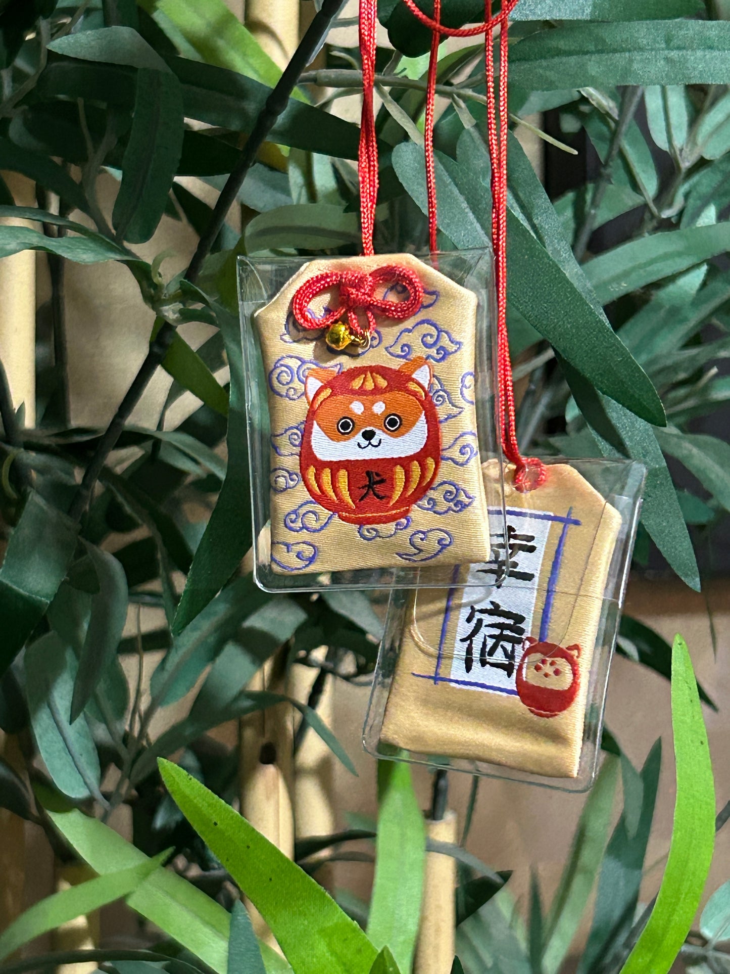 🌸 Omamori portafortuna akita shiba inu 🌸