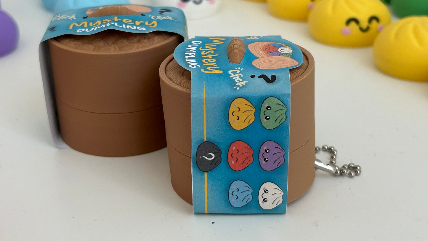 Dumpling Mystery Clicker – Fidget Antistress Kawaii Portachiavi 3D