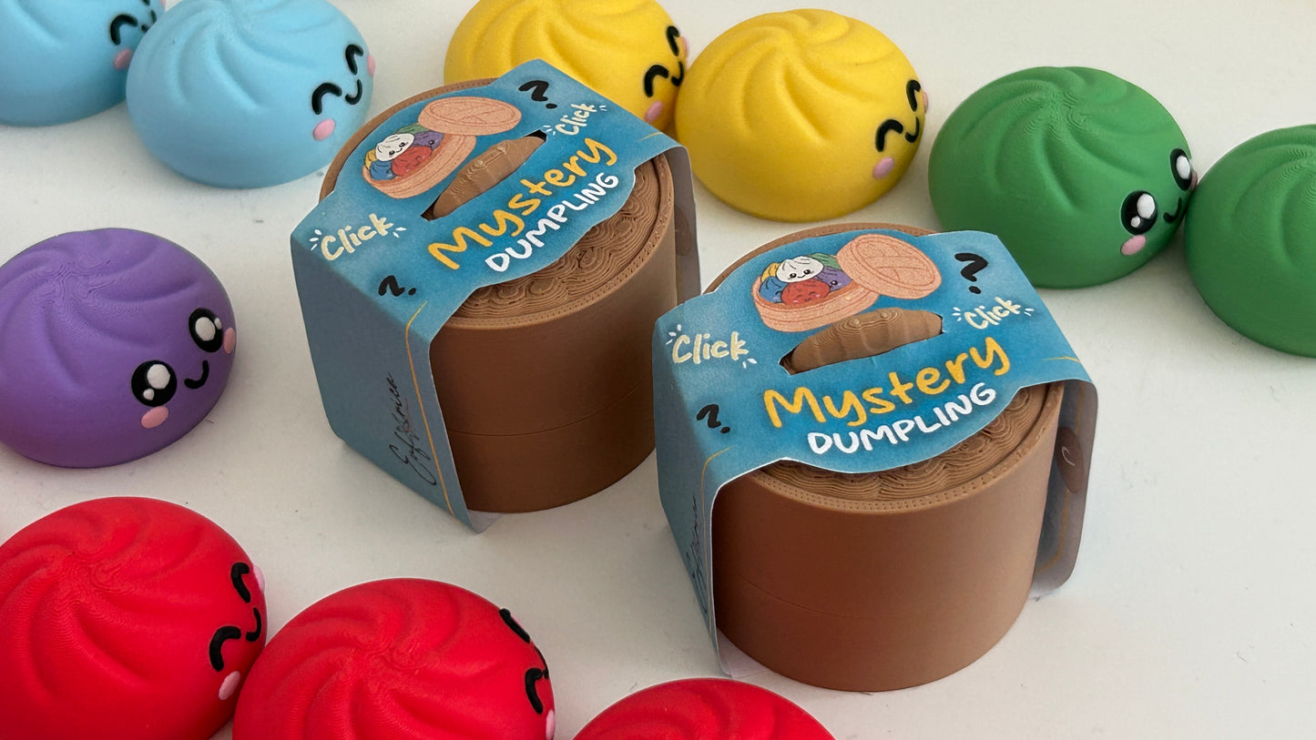 Dumpling Mystery Clicker – Fidget Antistress Kawaii Portachiavi 3D
