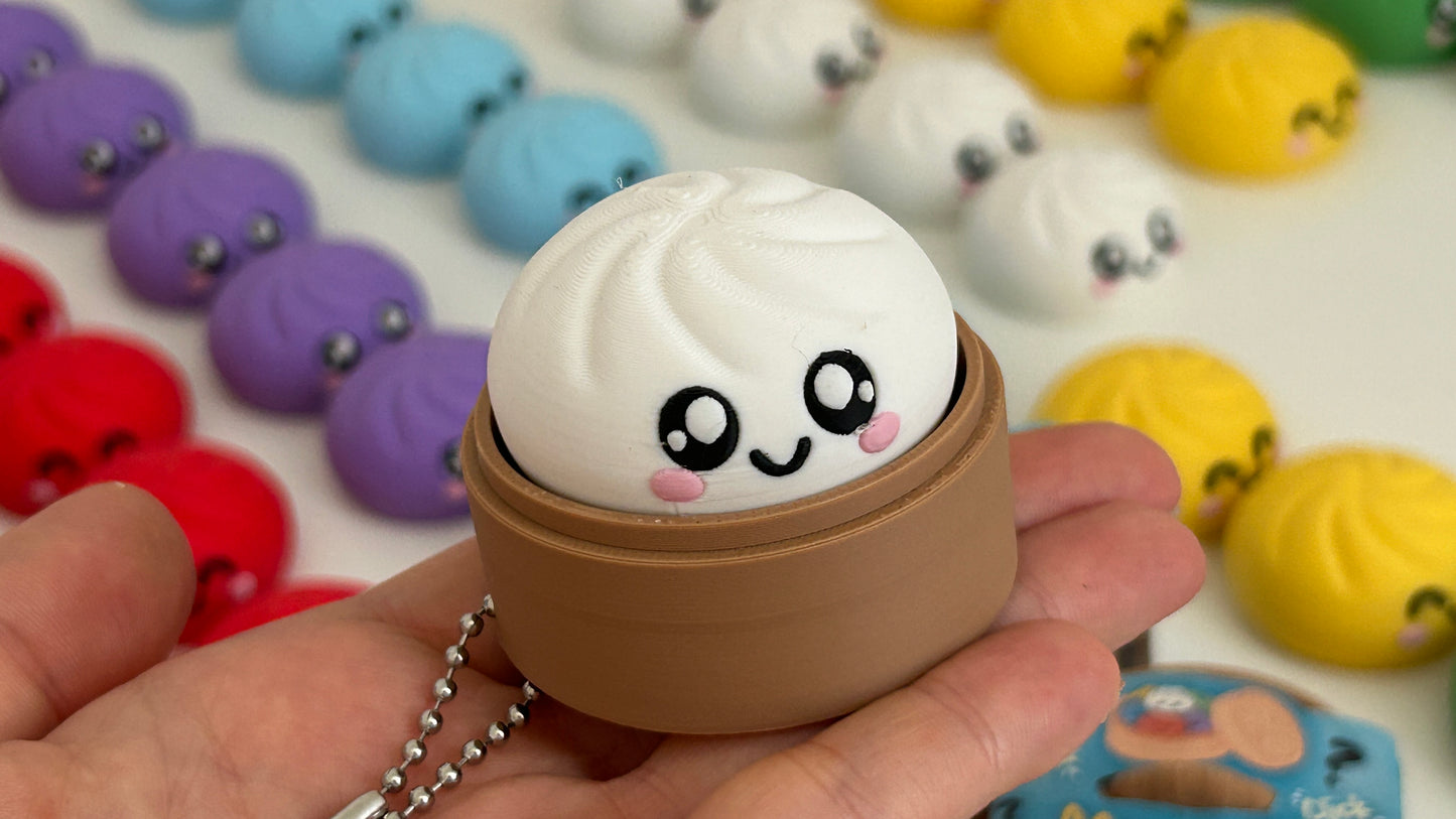 Dumpling Mystery Clicker – Fidget Antistress Kawaii Portachiavi 3D