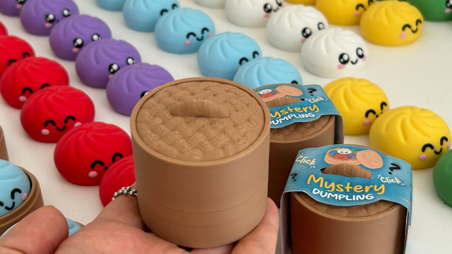 Dumpling Mystery Clicker – Fidget Antistress Kawaii Portachiavi 3D