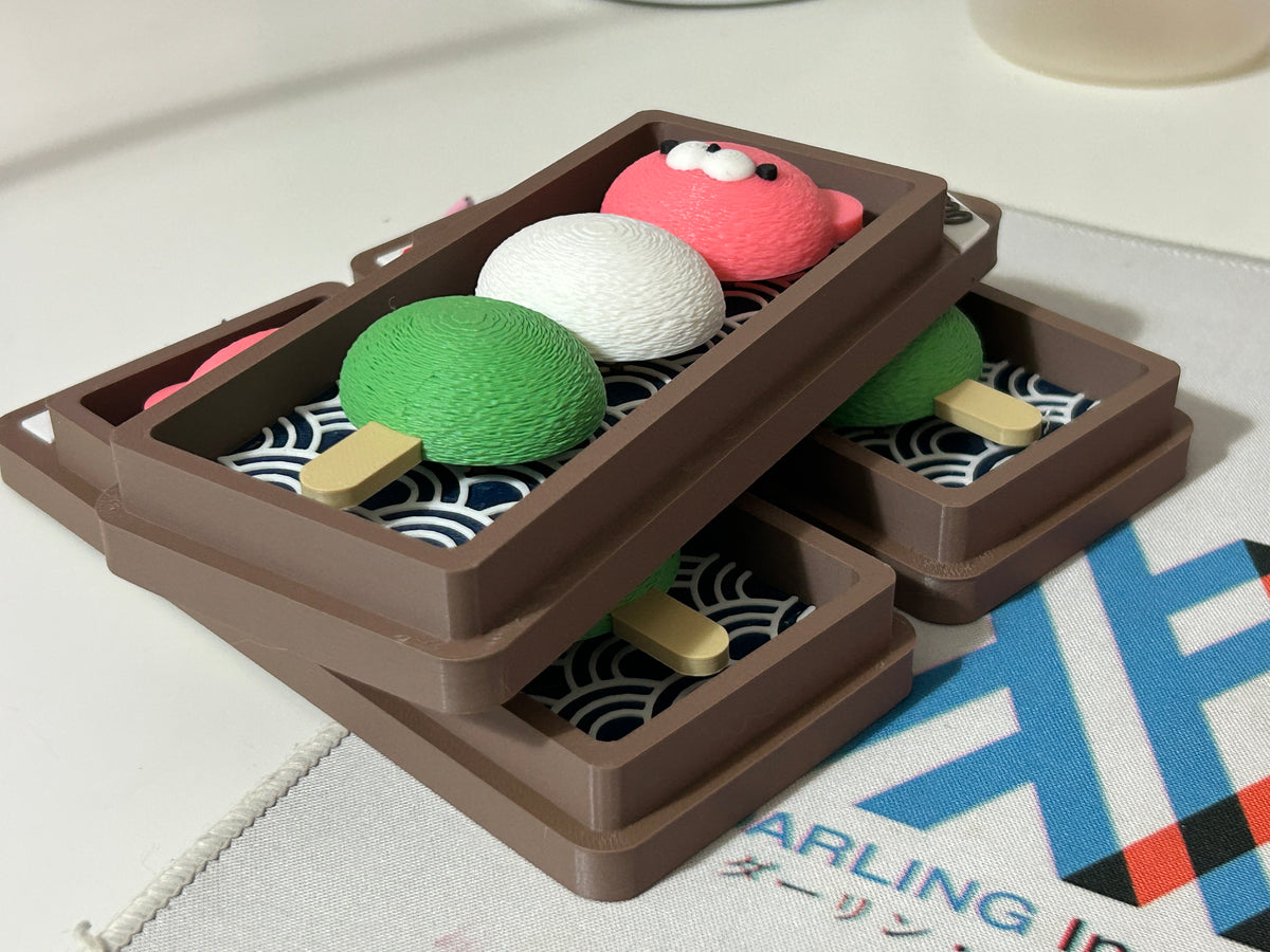 Clicker Dango Bear Japan food fidget antistress