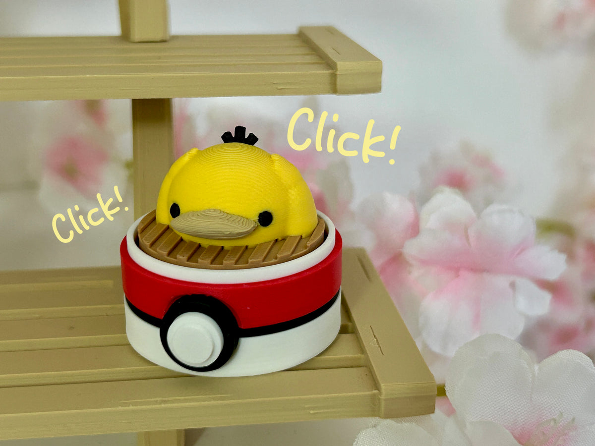 Clicker Pokèdumpling Psiduck fidget antistress cute