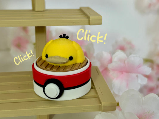 Clicker Pokèdumpling Psiduck fidget antistress cute