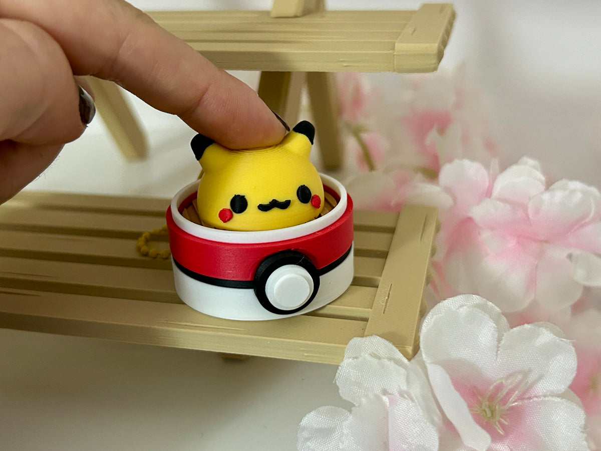 Clicker Pokèdumpling Pikachu fidget antistress cute