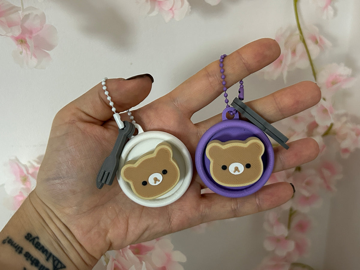 Clicker Pancake Bear fidget antistress kawaii