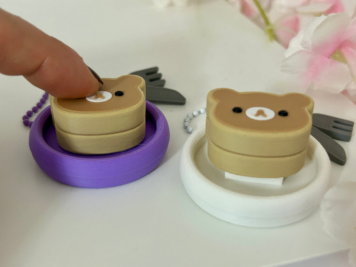 Clicker Pancake Bear fidget antistress kawaii