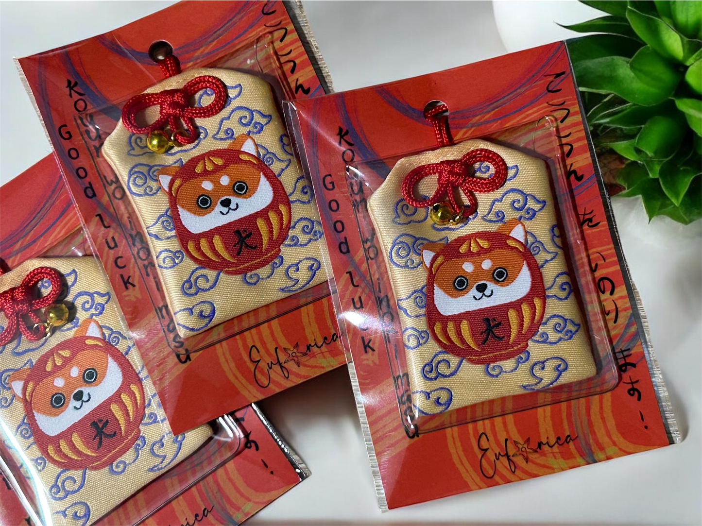 🌸 Omamori portafortuna akita shiba inu 🌸