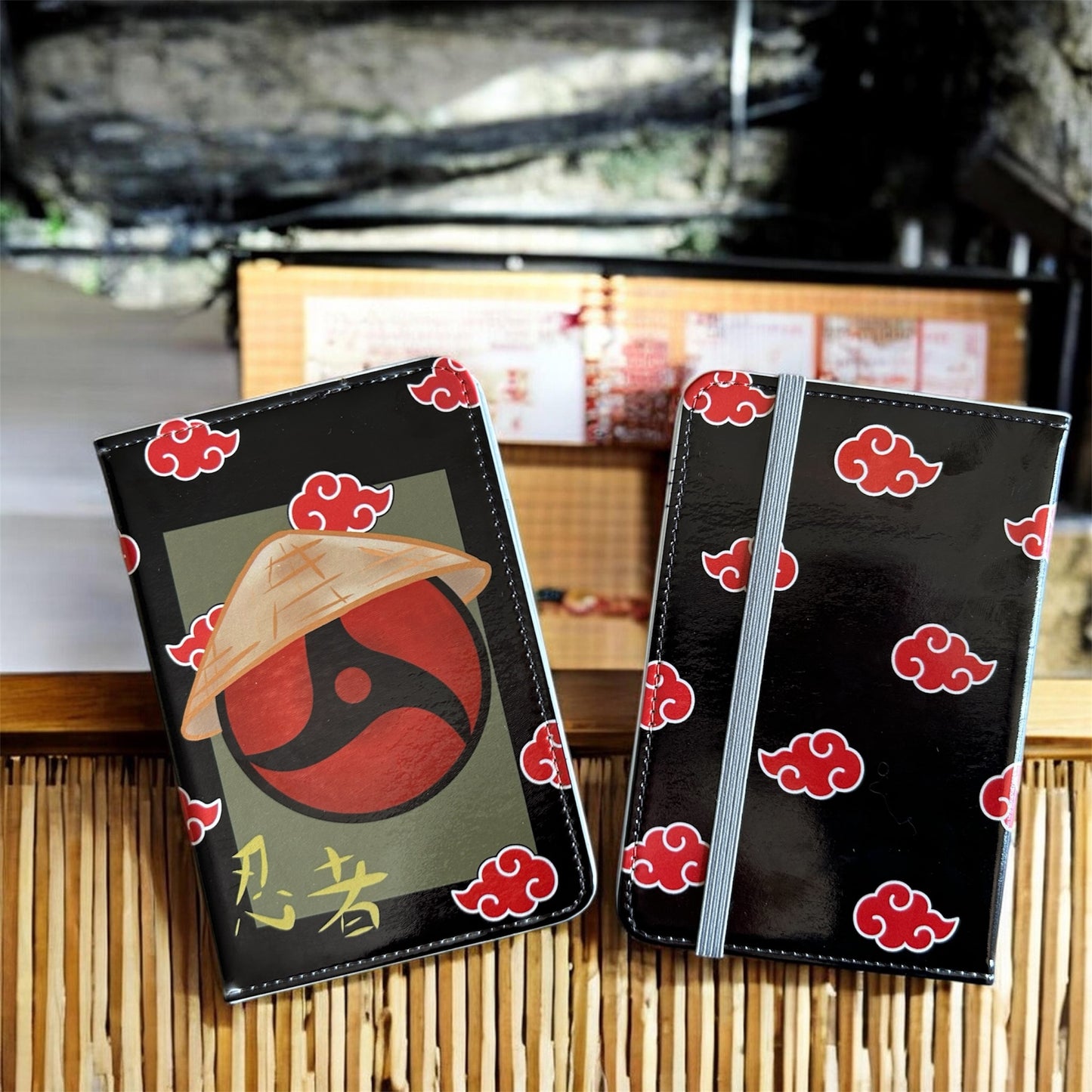 Porta Passaporto "Akatsuki Vision" Naruto Anime Manga